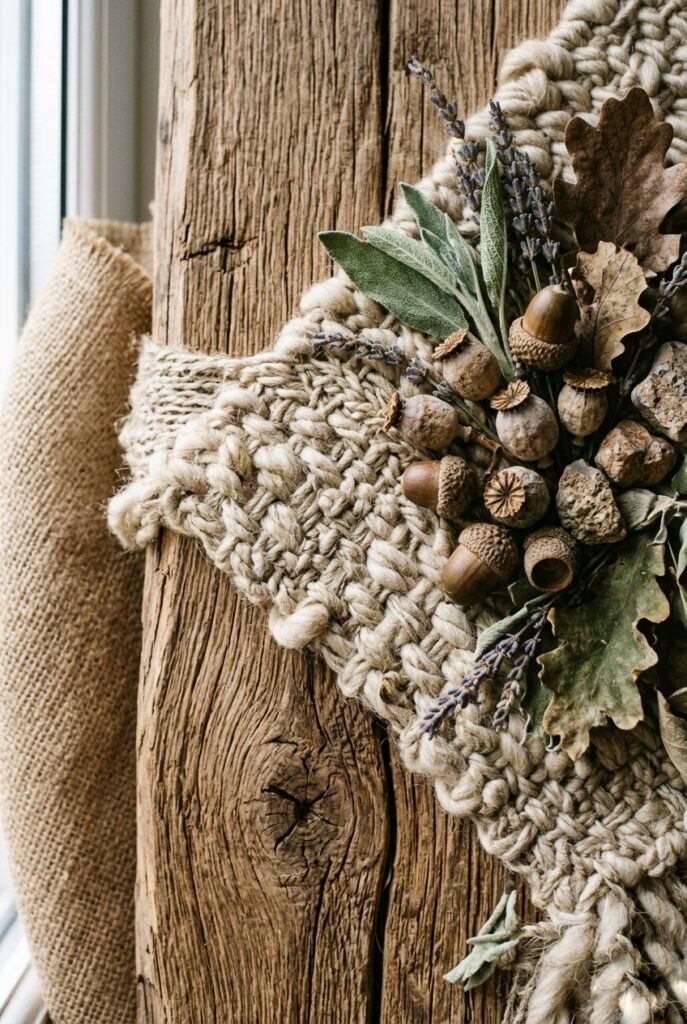 Close-up of one texture story (all natural or all refined materials), portrait 2:3
